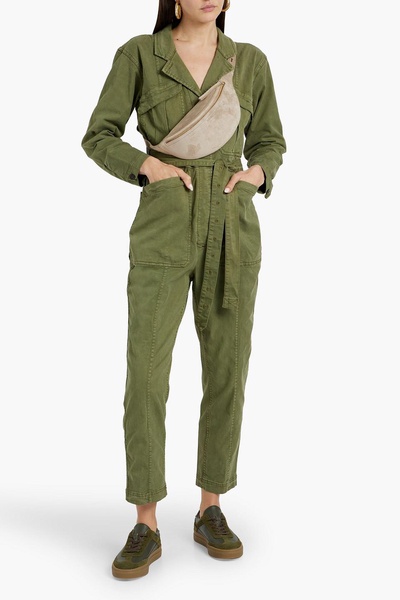 Expedition cropped TENCEL™-blend twill jumpsuit