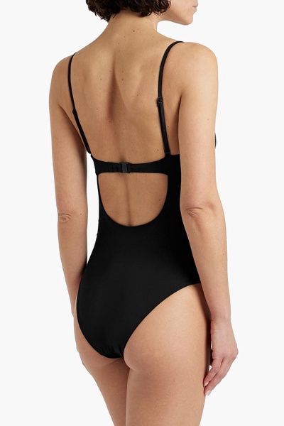 Pauline cutout gathered swimsuit