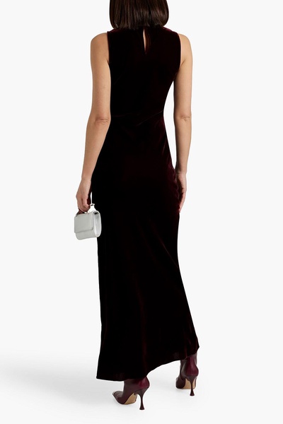 Kura velvet maxi dress