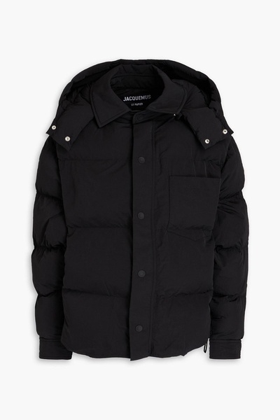 La Doudoune quilted shell hooded jacket