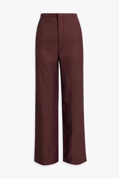 Aiwa twill wide-leg pants