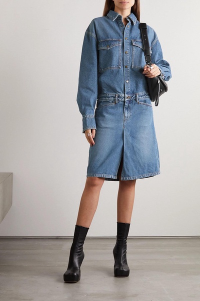 Araf denim shirt dress