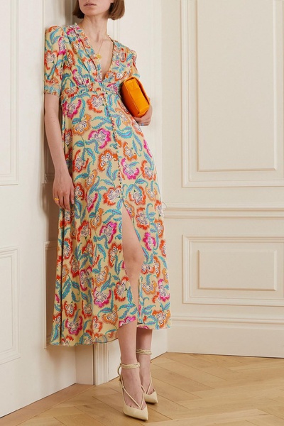 Lea floral-print ECOVERO™-blend crepe maxi dress