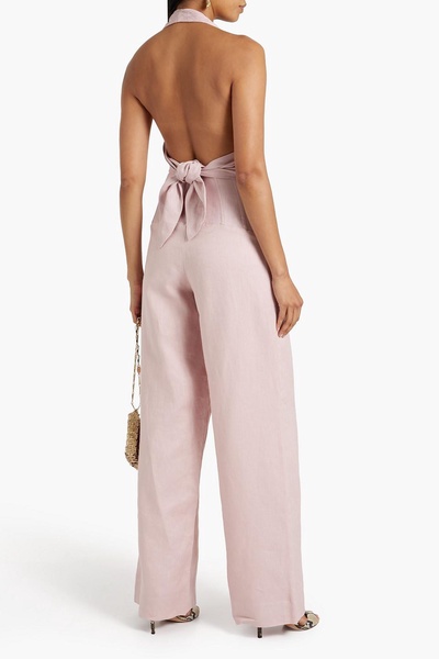 Auriel cotton-voile wide-leg pants