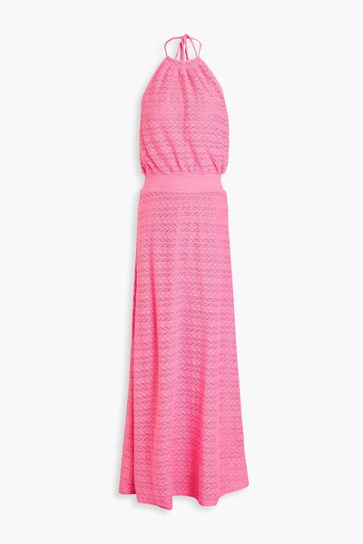 Maeva crocheted halterneck maxi dress