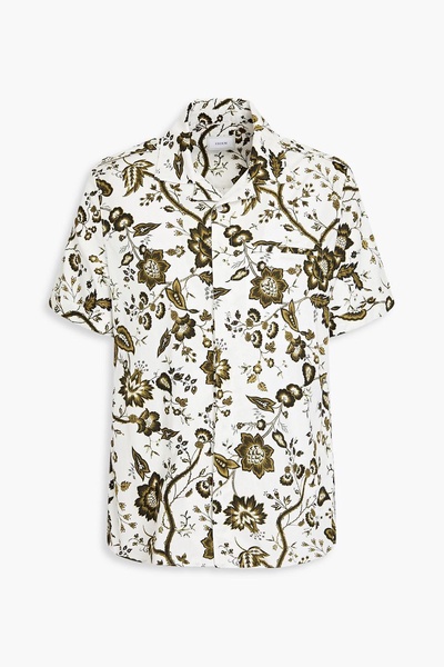 Grayson floral-print cotton shirt