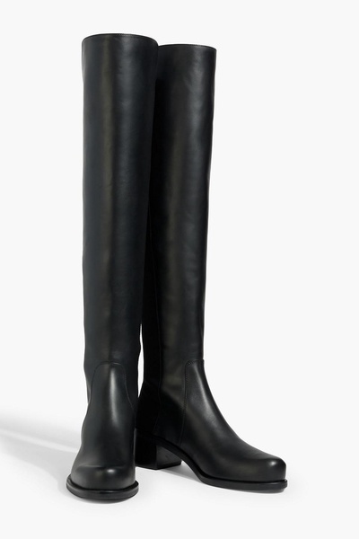 Reserve Bold microstretch and leather over-the-knee boots