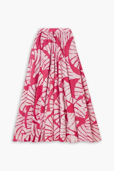 Alicia printed cotton maxi skirt