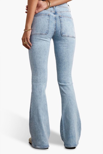 Florence high-rise flared jeans