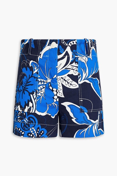 Gaugler floral-print twill shorts