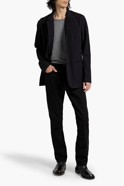 Linden cotton-blend seersucker blazer