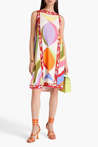 Printed jersey dress