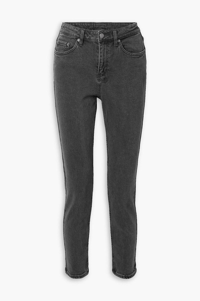 Nine O Hell Cat cropped high-rise slim-leg jeans