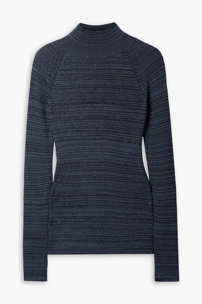 Jacquard-knit turtleneck sweater