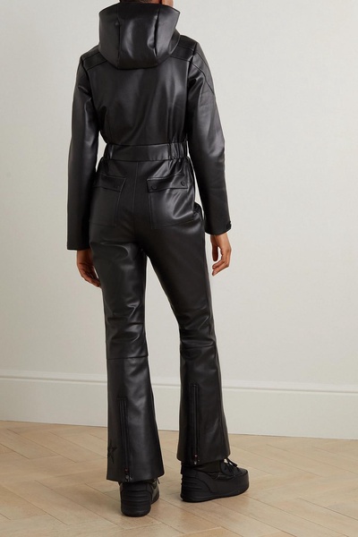 Corrie faux leather ski suit