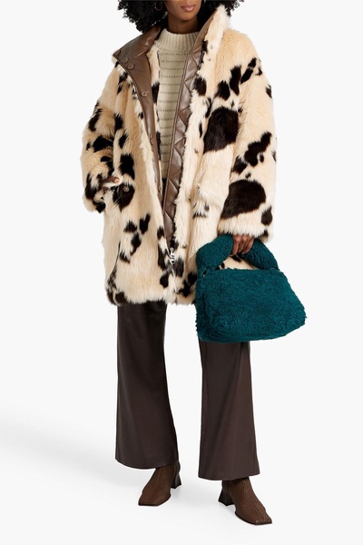 Doona printed faux fur coat