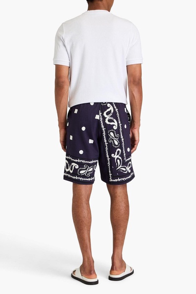 Pingo printed cotton-jersey shorts