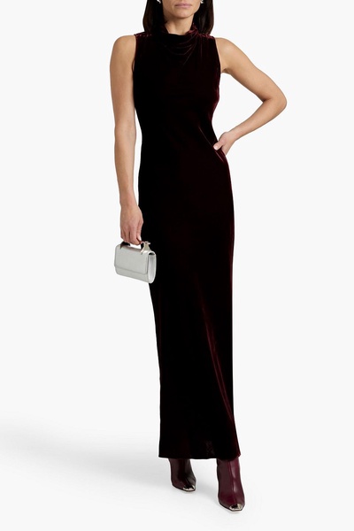 Kura velvet maxi dress