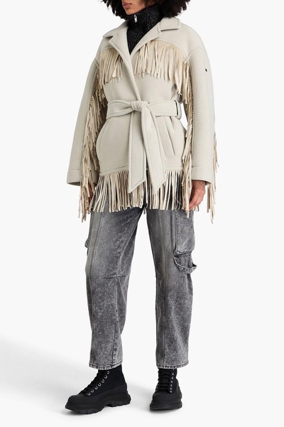 Fringed scuba jacket