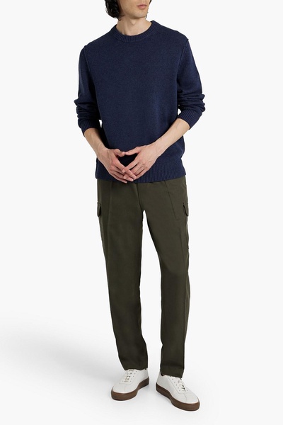 Weston merino wool and cotton-blend sweater