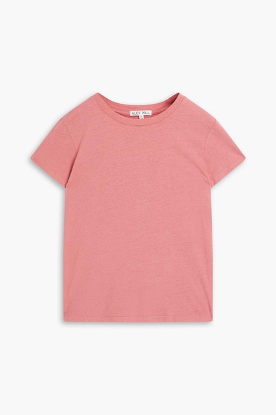 Prospect linen and cotton-blend T-shirt