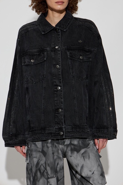 ADIDAS Originals Denim jacket with shimmering sequins