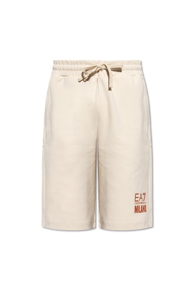 EA7 Emporio Armani Shorts with printed logo