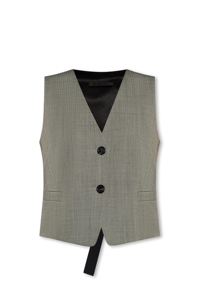 Helmut Lang Herringbone Vest