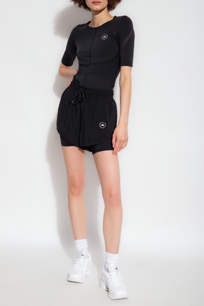 ADIDAS by Stella McCartney Two-layered shorts with logo