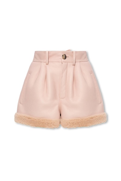 The Mannei 'Sovata' leather shorts