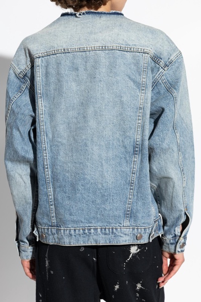 R13 Denim jacket with vintage effect