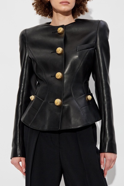 Balmain Leather blazer