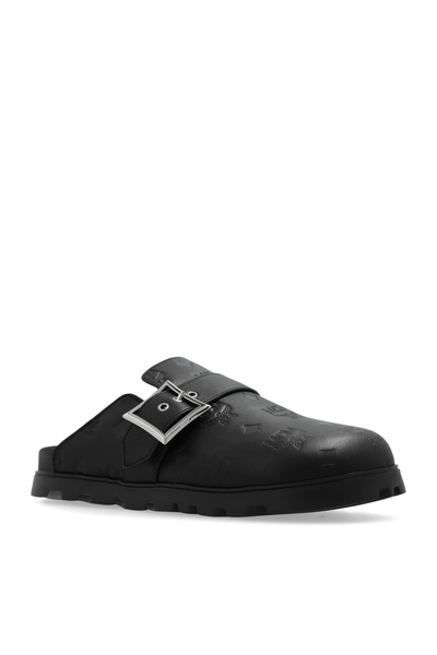 MCM Leather Slippers