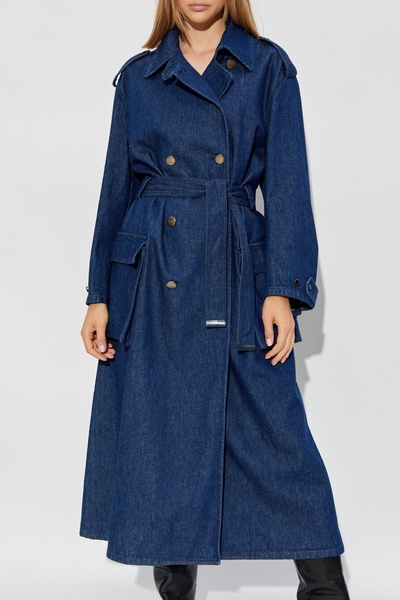 Emporio Armani Denim Trench Coat