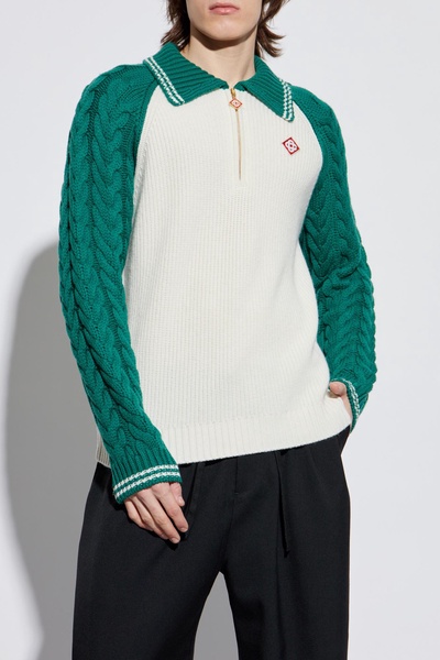 Casablanca Wool sweater with logo