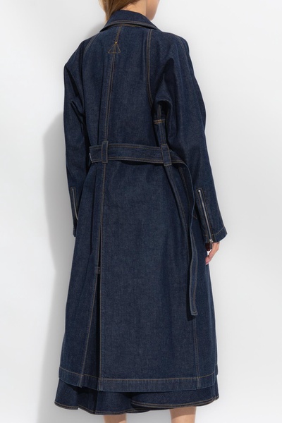 Alaia Denim trench coat