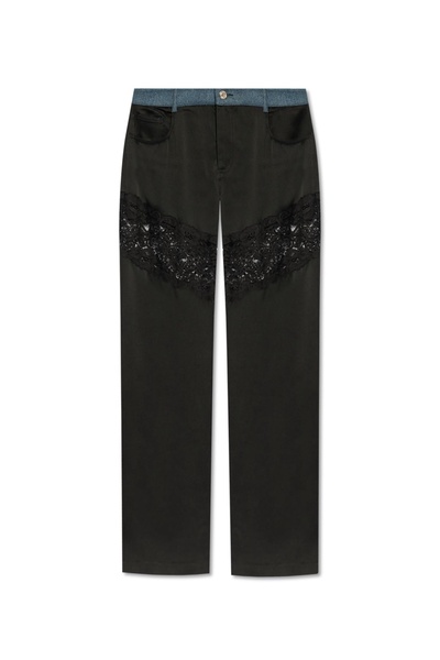 Blumarine Pants with combined materials