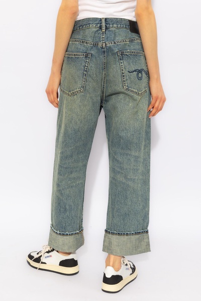 R13 Jeans with a vintage effect