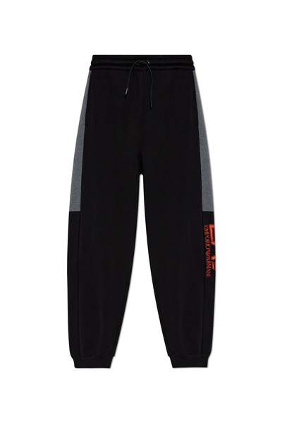 EA7 Emporio Armani Sweatpants with embroidered logo