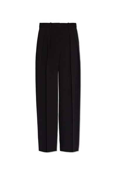 Theory Wide pleat-front trousers