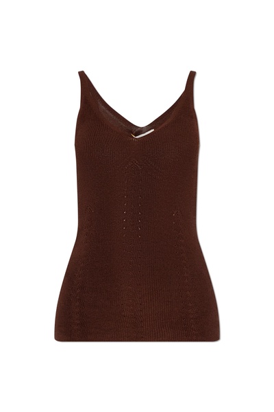 Aeron Ribbed top Freesia