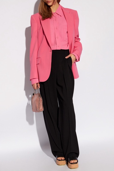 Theory Wide pleat-front trousers