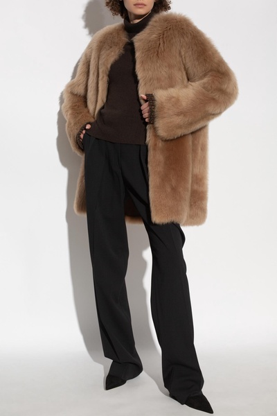 Fabiana Filippi Fur coat with pockets