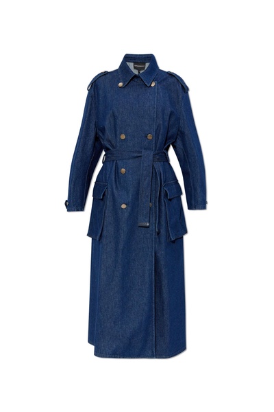 Emporio Armani Denim Trench Coat