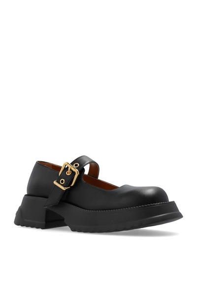 Marni Leather platform loafers