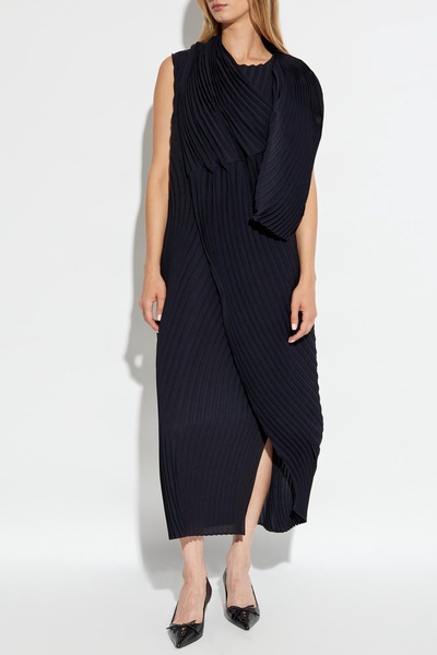 Issey Miyake Pleated sleeveless dress