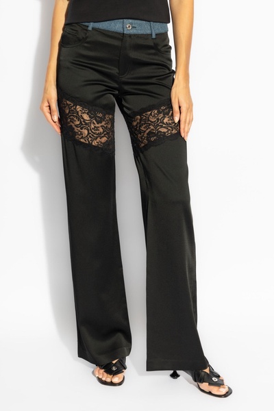 Blumarine Pants with combined materials