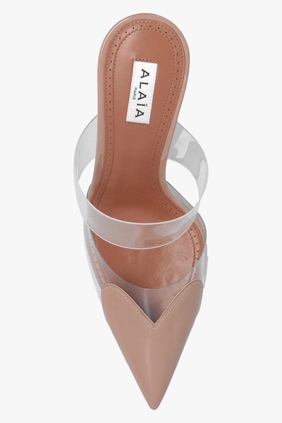 Alaia ‘Heart’ mules