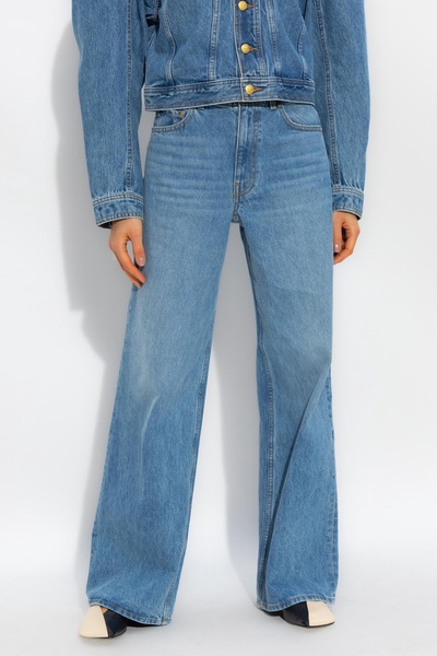 Ulla Johnson ‘Elodie’ high-rise jeans with wide legs