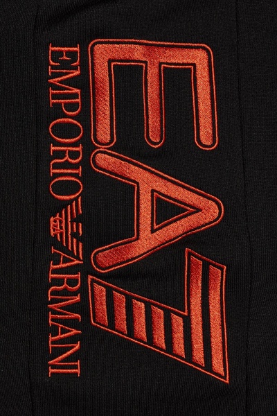 EA7 Emporio Armani Sweatpants with embroidered logo